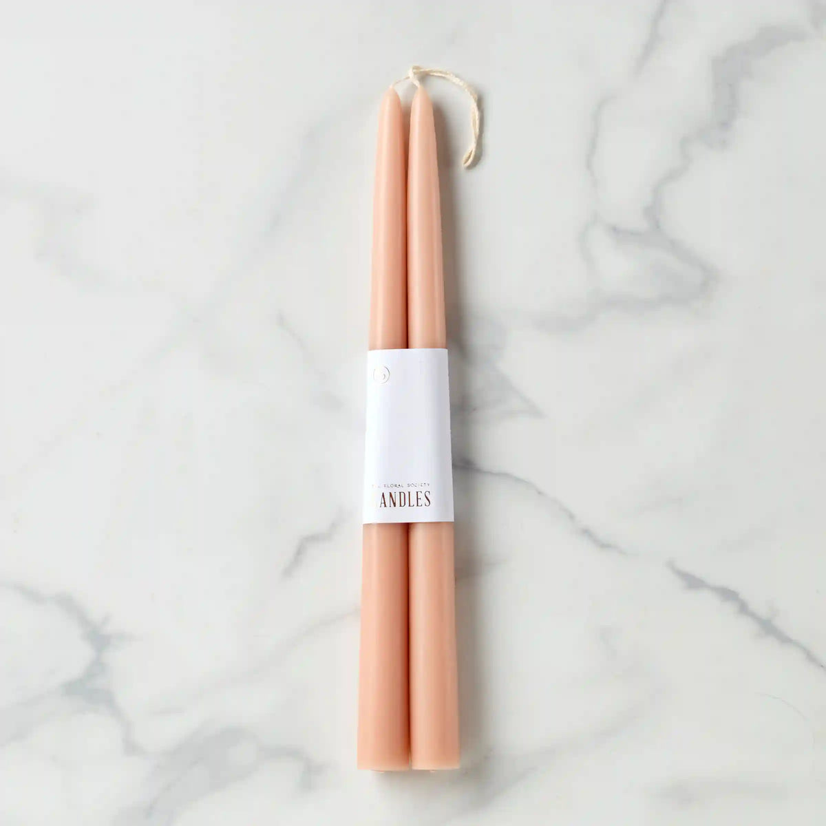 Dipped Petal 12" Taper Candle Pair, Set of 2