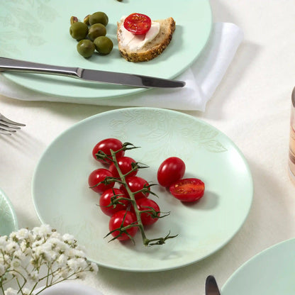 Roseto Soft Sage 12-Piece Dinnerware Set