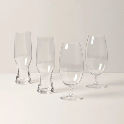 Tuscany Classics Assorted Beer Glasses, Set of 4
