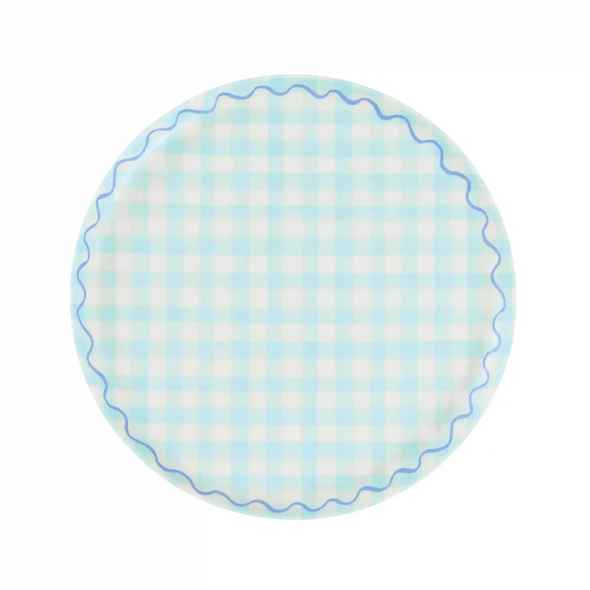 Gingham Reusable Small Plates