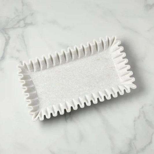 Waterloo Wavy Marble Platter