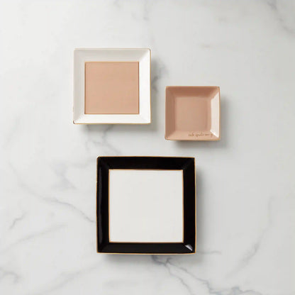 Make It Pop Black 3-Piece Tray Set