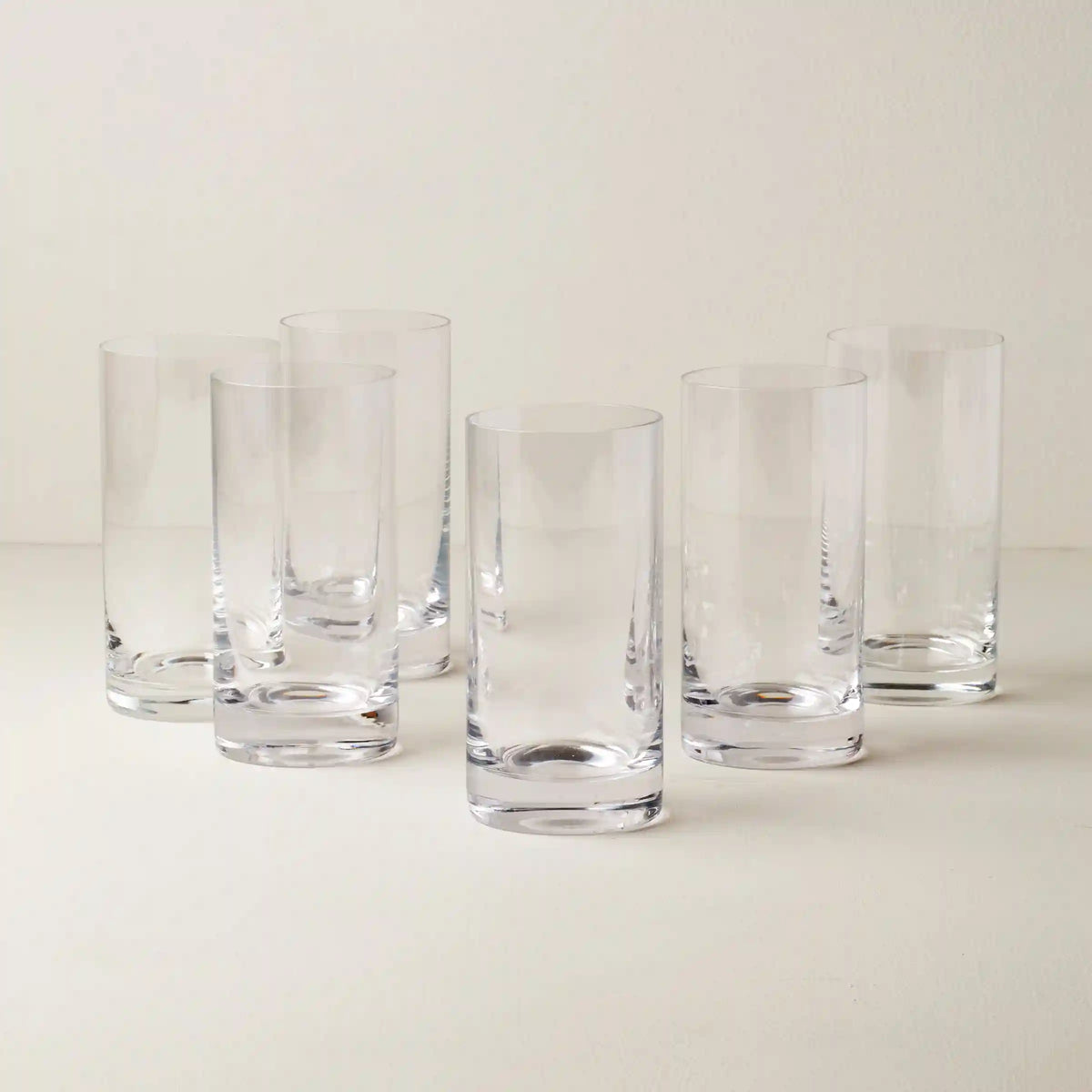 Tuscany Classics Cylinder Highball Glasses, Set of 6