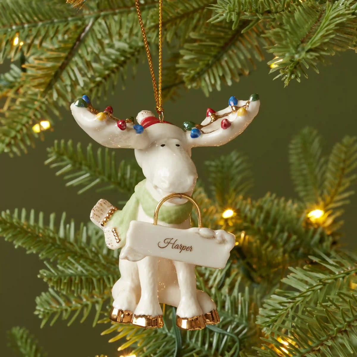 Personalized Marcel The Moose Ornament