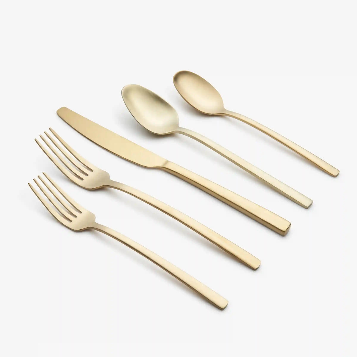 Beacon Gold Satin 20-Piece Flatware Set
