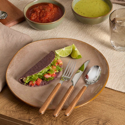 Organic Shades Clay 12-Piece Dinnerware Set