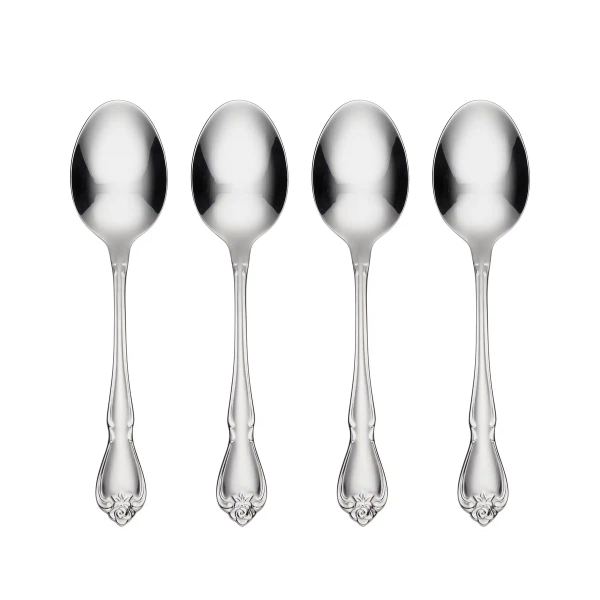 True Rose Dinner Spoons, Set of 4