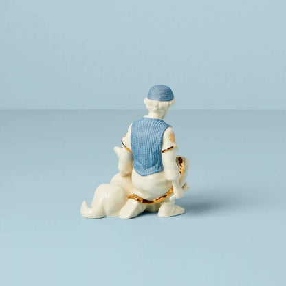 First Blessing Nativity Shepherd & Dog Figurine