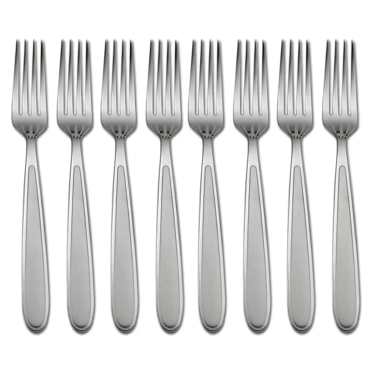 Jordan Frosted Dinner Forks, Set of 8