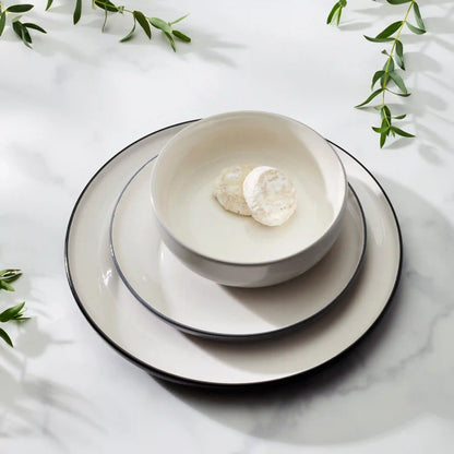 24 Seven Colors Pumice 12-Piece Dinnerware Set