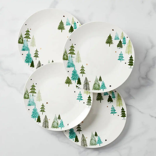 Balsam Lane Dinner Plates, Set of 4