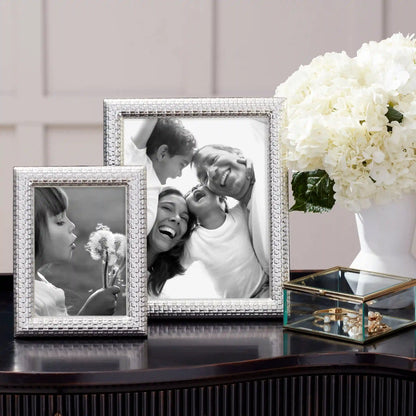 Watchband Silver 5x7 Photo Frame