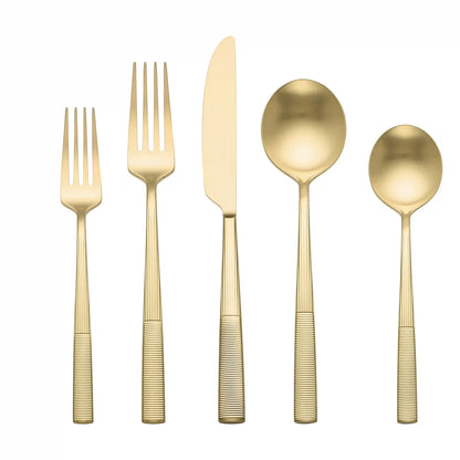 Modulus Champagne Satin 20-Piece Flatware Set