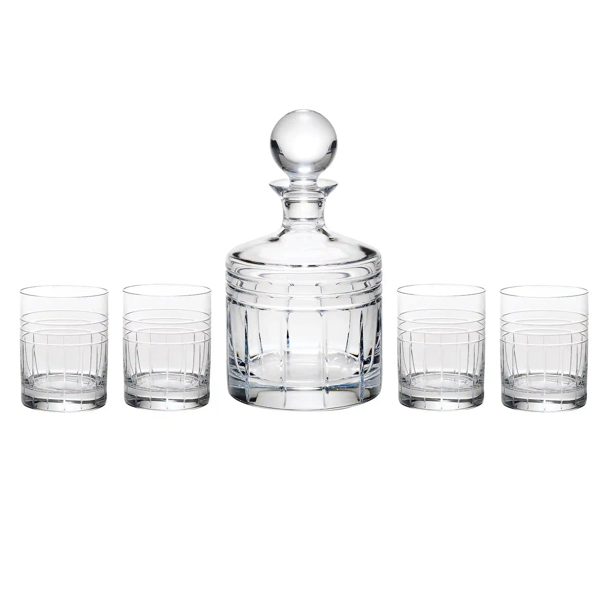 Tempo Crystal 5-Piece Whiskey Set