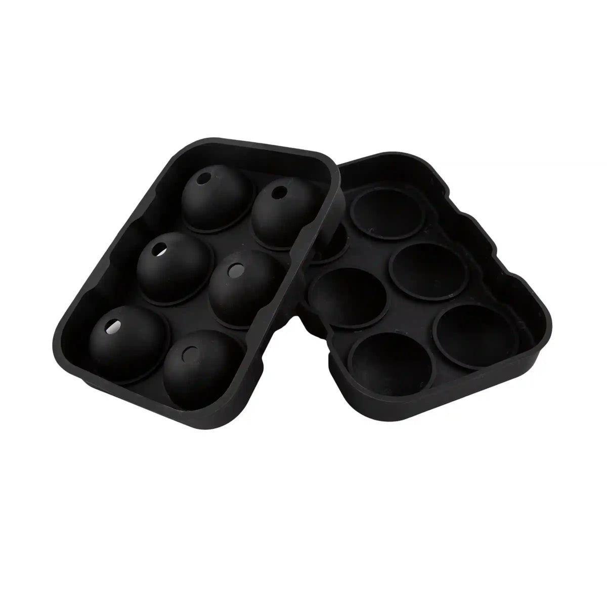 Black Round Silicone Ice Mold