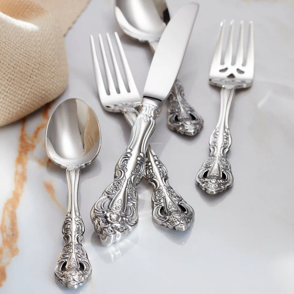 Michelangelo 45-Piece Flatware Set