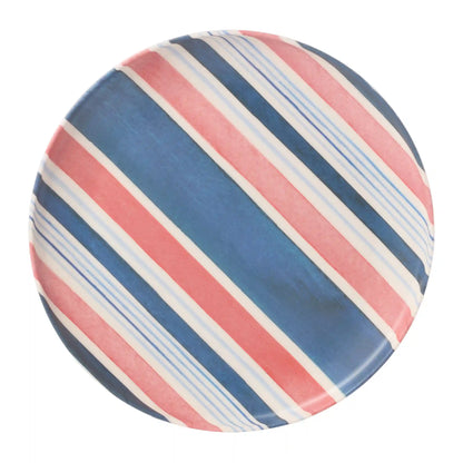 24 Seven Melamine Stripe 12-Piece Dinnerware Set