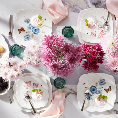 Butterfly Meadow Square 18-Piece Dinnerware Set