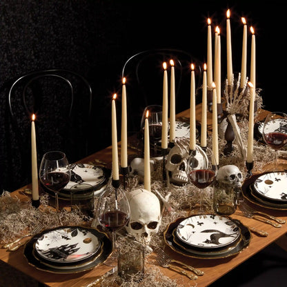 Haunted Halloween Accent Plates, Set of 4