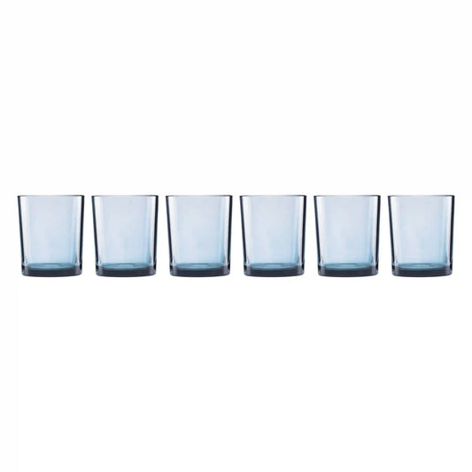 Stackables Blue Tall Drinkware, Set of 6
