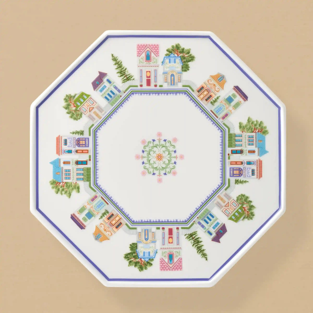 Lenox Spice Village Cake Plate