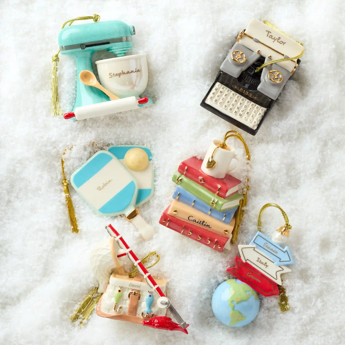 Personalized Typewriter Ornament