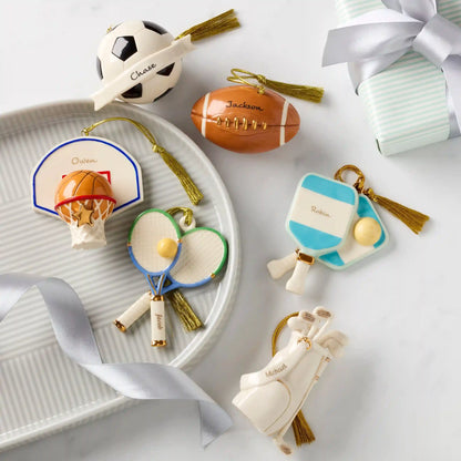 Personalized Tennis Ornament