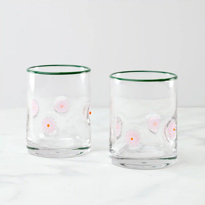 24 Seven Flower Tumbler, Set of 2