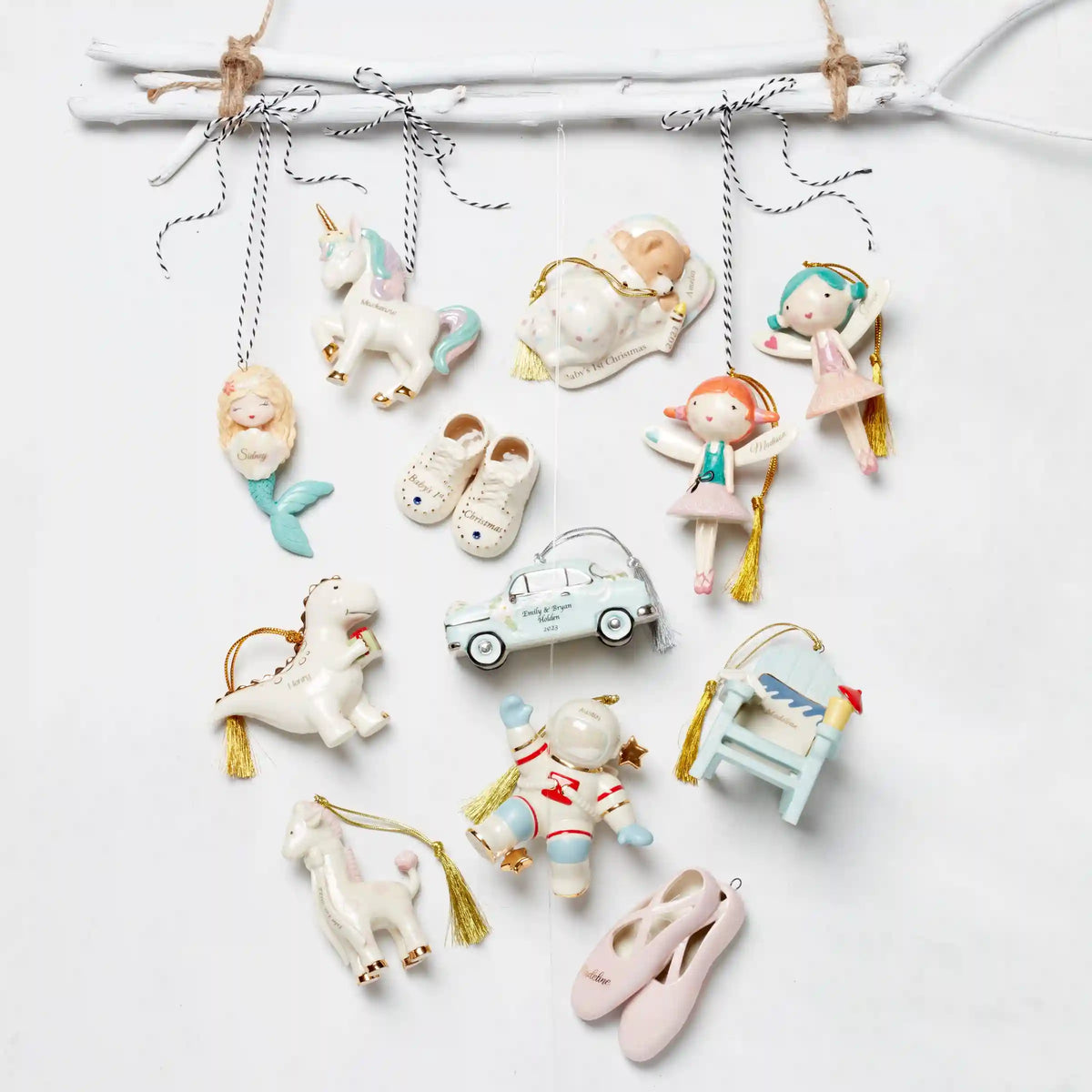 Personalized Baby's Teddy Bear Ornament