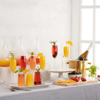 Tuscany Classics Champagne Flute Glasses, Set of 6