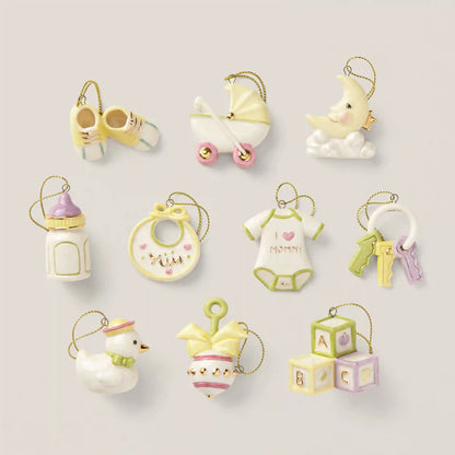 Baby Memories 10-Piece Mini Ornament Set