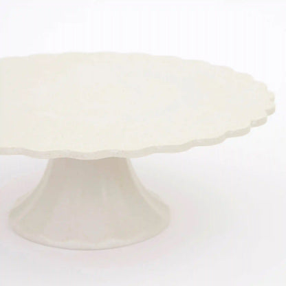 Bamboo Cream Small Cake Stand